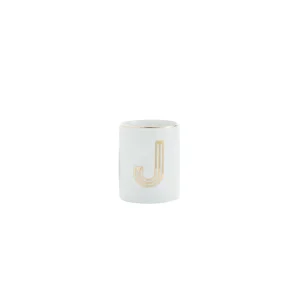 Bitossi Home Bicchiere Lettera J- Accessori