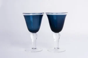 Bitossi Home Coppia Calici Blu- Bicchieri