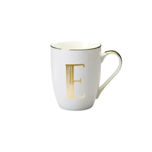 Bitossi Home Mug Lettera E 10,3 O 8,2 Cm- Tazze E Tazzine
