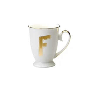 Bitossi Home Mug Lettera F 11 O 8,7 Cm- Tazze E Tazzine