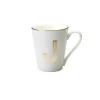 Bitossi Home Mug Lettera J 10,3 O 8,7 Cm- Tazze E Tazzine