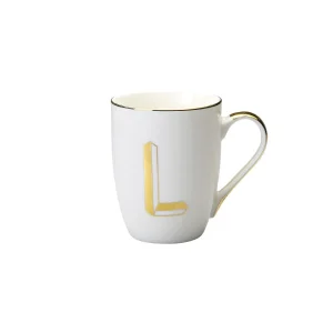 Bitossi Home Mug Lettera L 10,3 O 8,2 Cm- Tazze E Tazzine