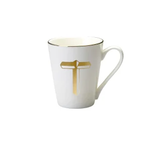 Bitossi Home Mug Lettera T 8,7 O 10,3H Cm- Tazze E Tazzine