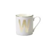 Bitossi Home Mug Lettera W 9,3 O 8,6 Cm- Tazze E Tazzine