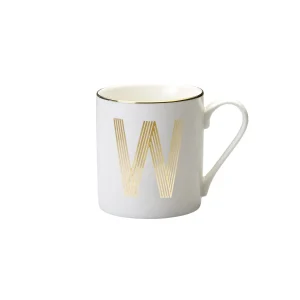 Bitossi Home Mug Lettera W 9,3 O 8,6 Cm- Tazze E Tazzine