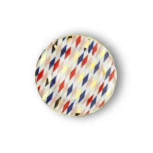 Bitossi Home Piatto Dessert Quadri- Piatti