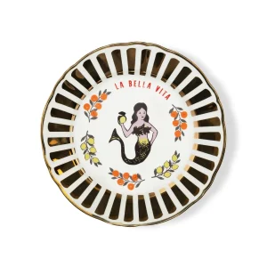 Bitossi Home Piatto Dessert Sirenetta- Piatti