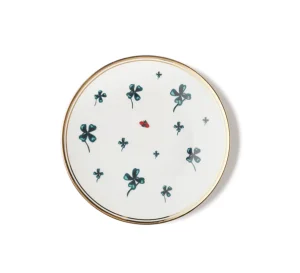Bitossi Home Piatto Quadrifoglio E Coccinella- Piatti