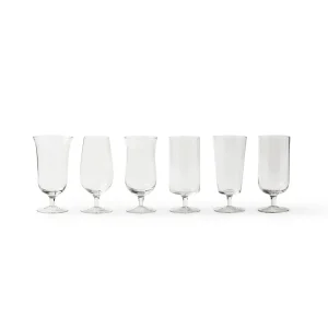 Bitossi Home Set 6 Bicchieri Birra Forme Assortite- Bicchieri