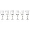Bitossi Home Set 6 Calici Forme Assortite - Texture Trasparente- Bicchieri