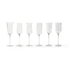 Bitossi Home Set 6 Flute Forme Assortite- Bicchieri