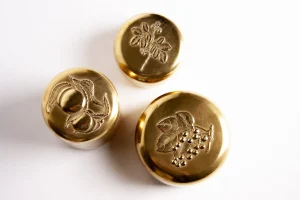 Bitossi Home Tris Scatoline Ottone Decoro Frutta- Accessori